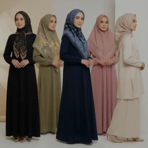 Hijab motif premium